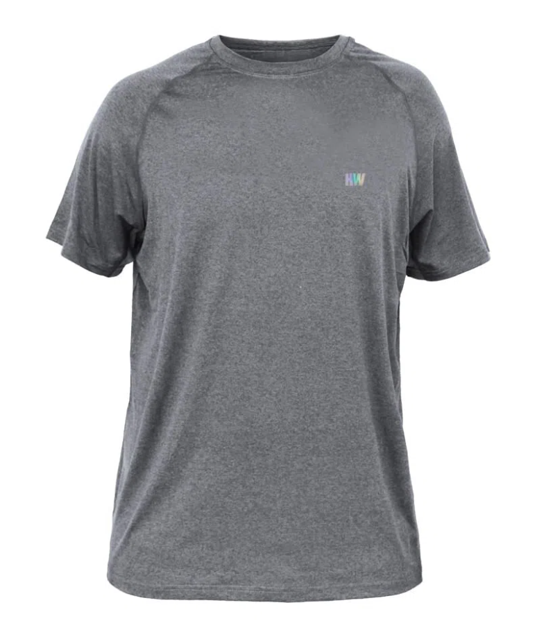 Polera Dry Fit  Manga Corta  - Color: Gris