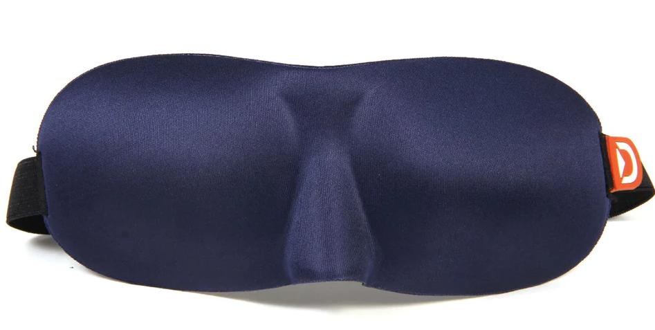 Miniatura Mascara Para Ojos Viaje Con Tapones - Color: Azul Marino