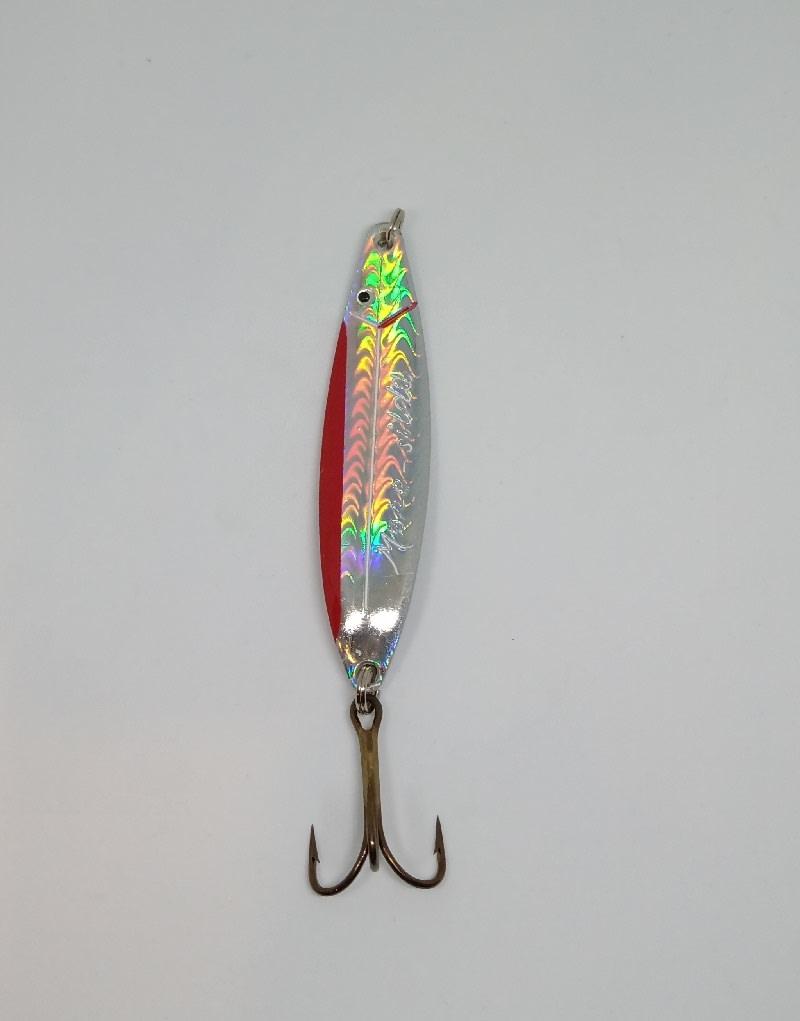 Cuchara De Pesca Moresilda Holographic  - Color: Rojo-Plata