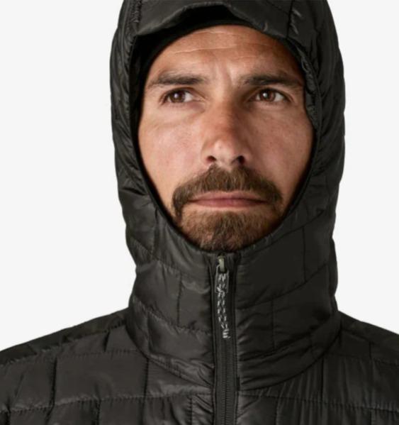 Miniatura Chaqueta Hombre Nano Puff® Hoody - Color: NEGRO