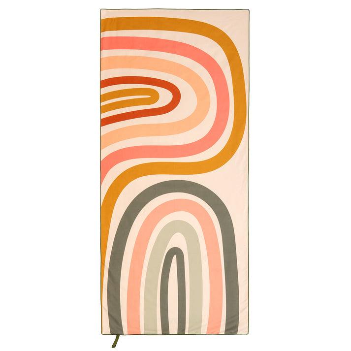 TOALLA DE PLAYA PINK LINES DISCOVERY 