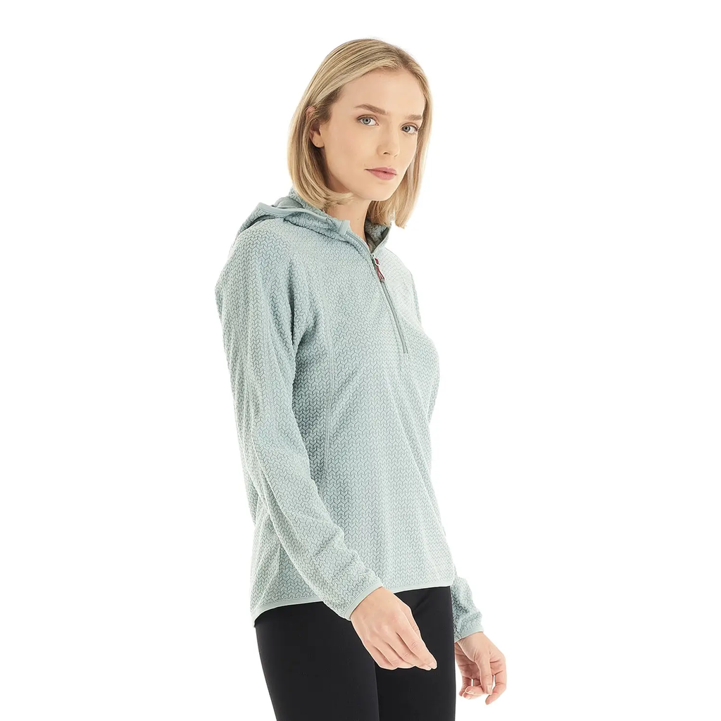 Miniatura Poleron Mujer Jacaranda Nano-F 14 Zip Hoody V22 -