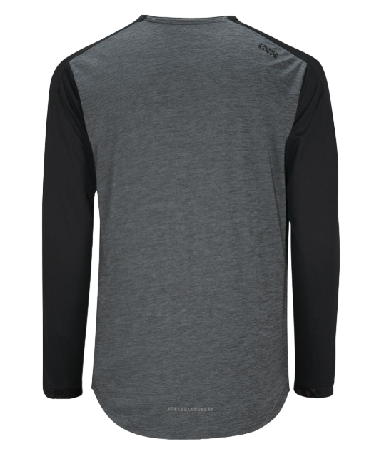 Miniatura Jersey Hombre Flow X L/S De Bicicleta - Color: Gris