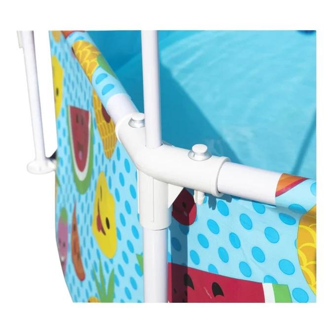 Piscina Redonda Con Toldo y Neblina Agua 2.44MX51Cm -