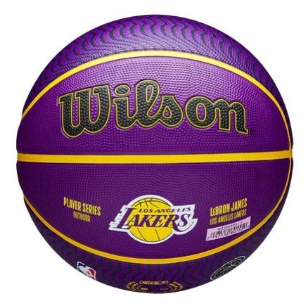 Pelota Basketball NBA Player Icon Lebron/ Tamaño 7 - Color: Violeta-Amarillo