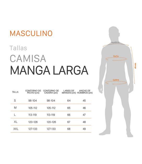 Camisa Manga Larga Juncal Hombre - Color: Gris
