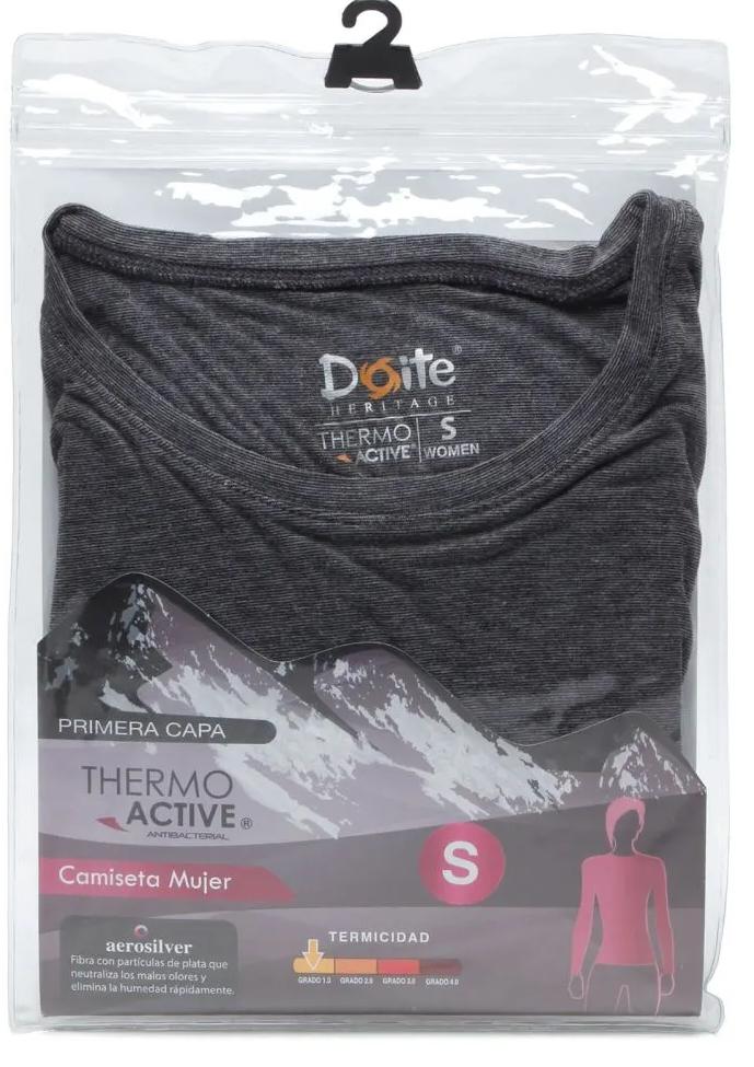 Miniatura 1era Capa Camiseta Thermoactive Women - Color: Gris