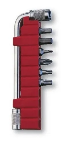 Llave Tuerca + porta 6 Bits (incl.) Swisstool