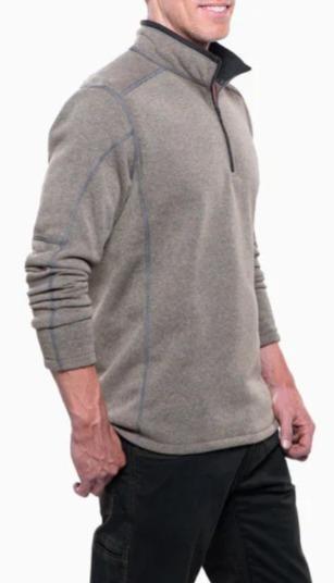 Miniatura Polar Hombre Revel 1/4 Zip - Color: OATMEAL