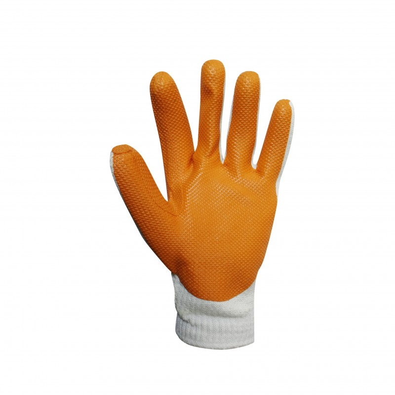 Miniatura Guante Forestal Tejido Antid. Palma Latex Naranja  -