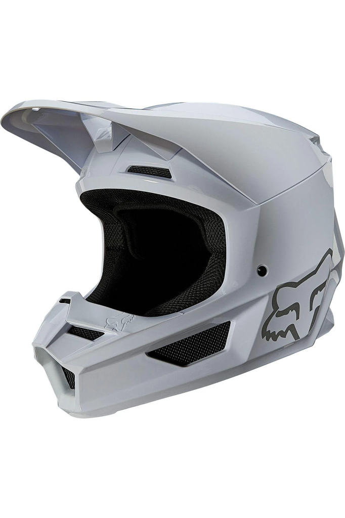 Casco Moto V1 Plaic  - Color: Blanco