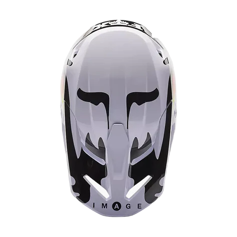 Miniatura Casco Moto V1 Kozmik - Color: Blanco-Negro