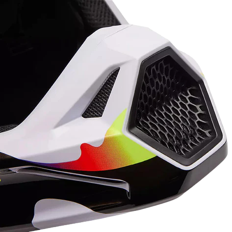 Miniatura Casco Moto V1 Kozmik - Color: Blanco-Negro