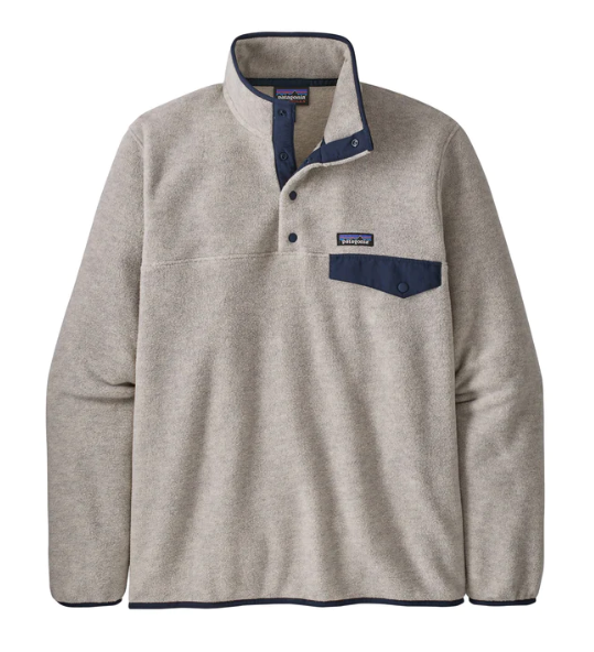 Miniatura Polar Hombre Lightweight Synchilla Snap-T Pullover - Color: Gris