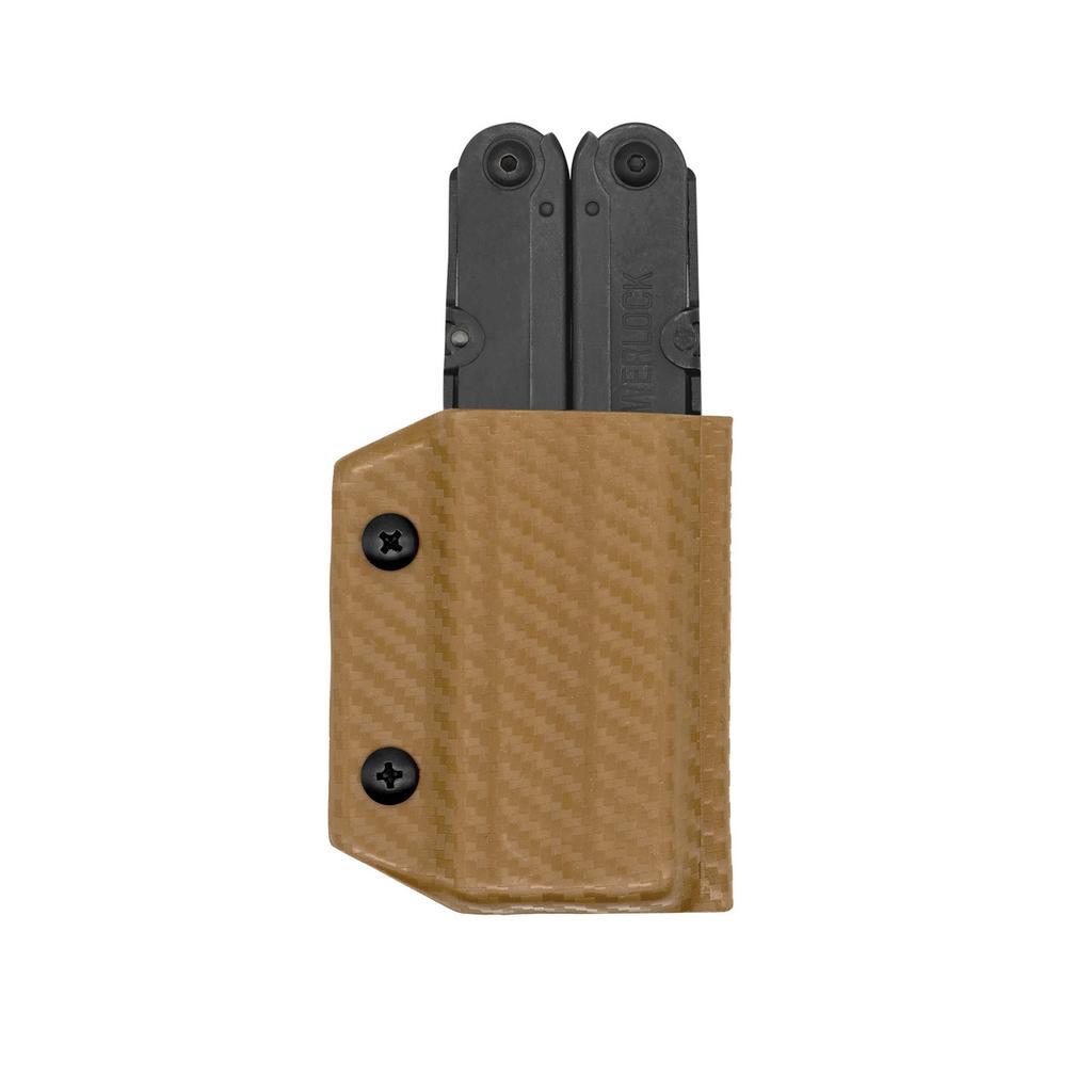 Miniatura Funda de Kydex para SOG POWERLOCK - Color: Carbón Marrón