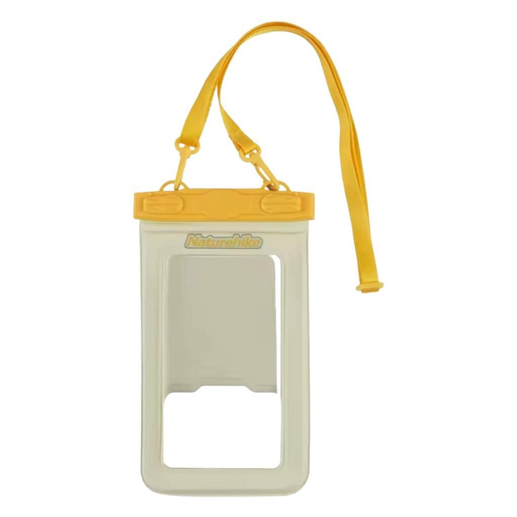 Miniatura Bolsa Seca Waterproof Floating Phone - Color: Blanco/Amarillo