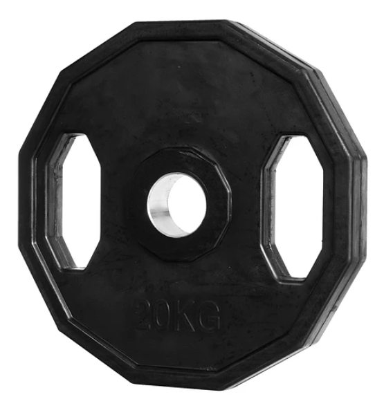 Disco De Peso De Goma 20 Kg -