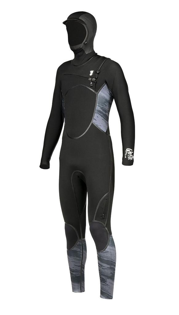 Trajes de Agua G6 Hombre 6/5/4 Hooded - Color: Negro