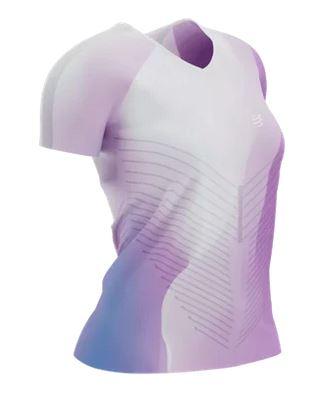 Performance SS Tshirt W Royal Lilac/Lupine White -