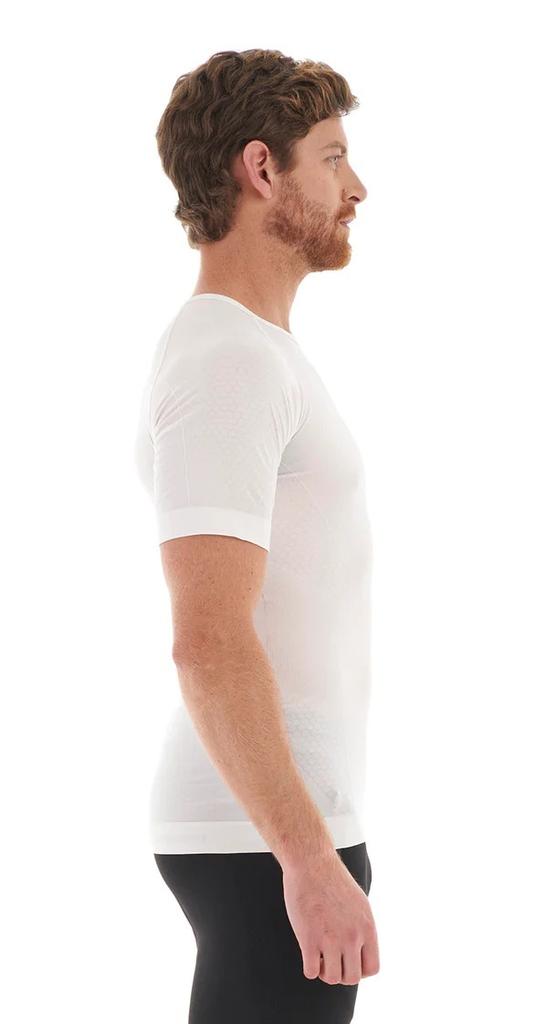 Primera Capa Hombre Skintec 1000 Seamless Short Sleeve  - Color: Blanco