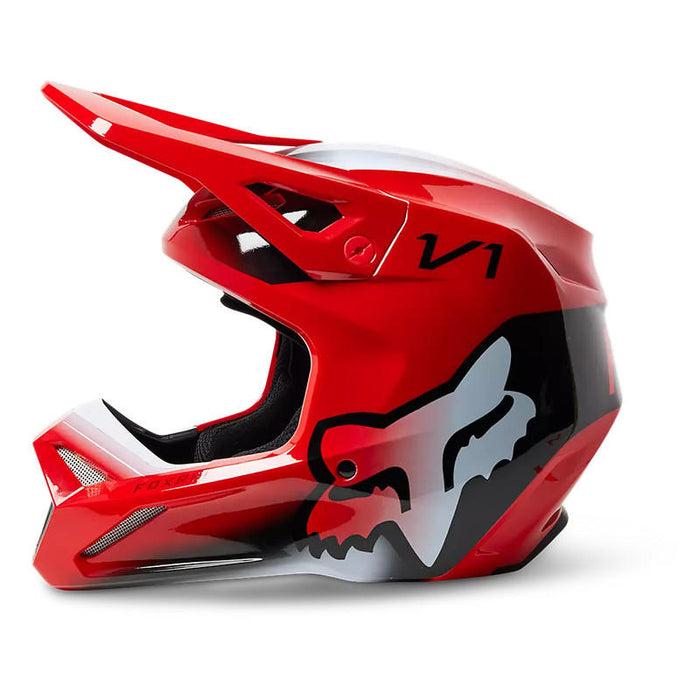 Miniatura Casco Moto V1 Toxsyk - Color: Rojo