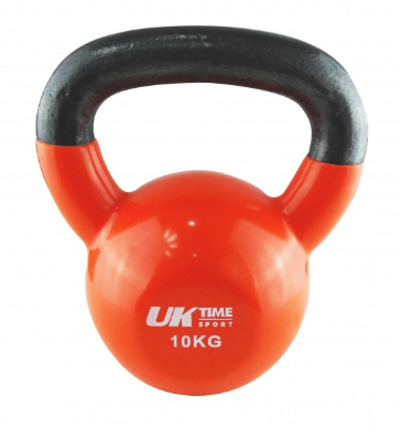 Mancuerna Rusa Kettlebell - Formato: 10 kg, Color: Naranjo