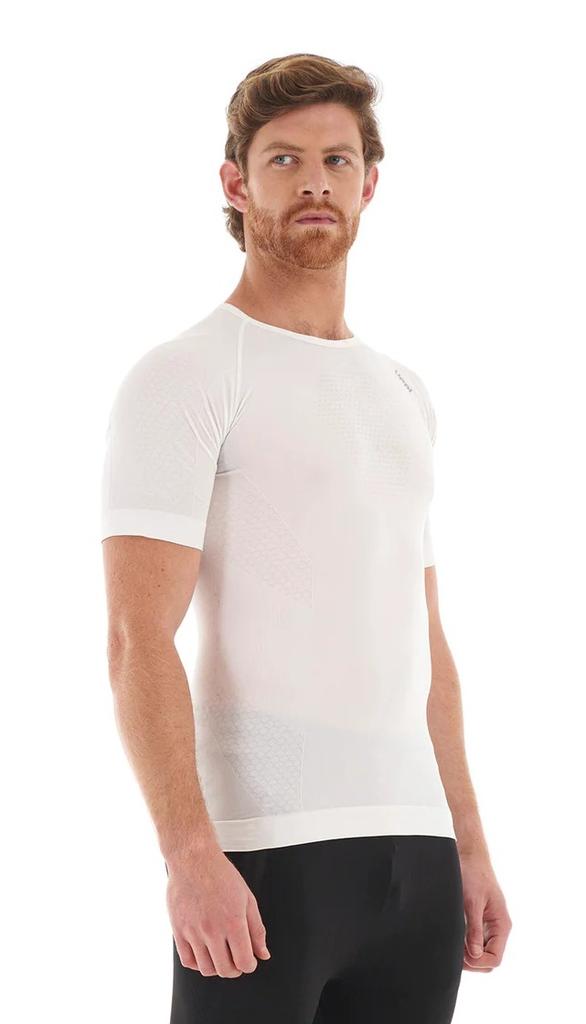 Miniatura Primera Capa Hombre Skintec 1000 Seamless Short Sleeve  - Color: Blanco