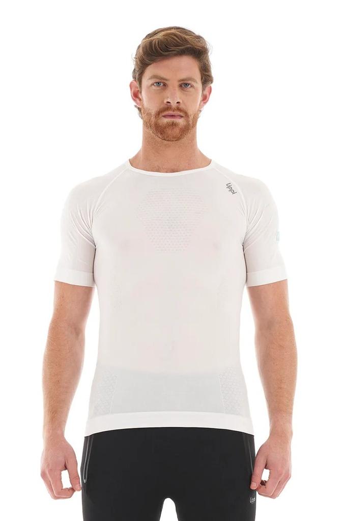 Miniatura Primera Capa Hombre Skintec 1000 Seamless Short Sleeve  - Color: Blanco