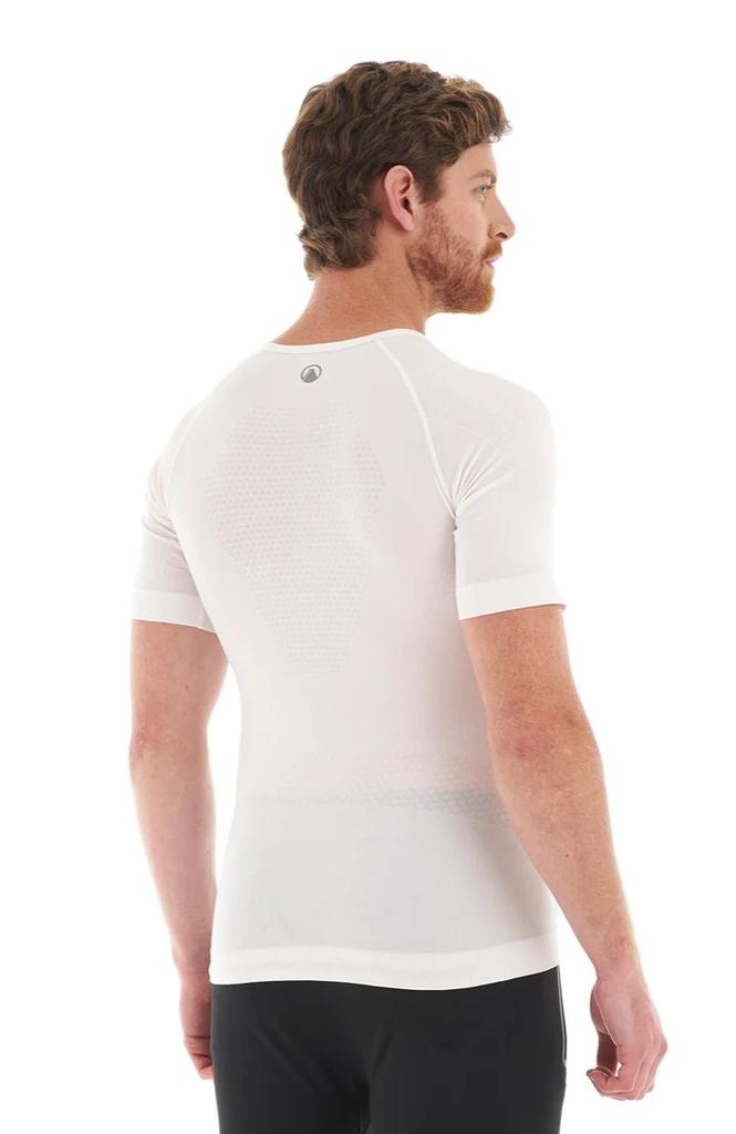 Primera Capa Hombre Skintec 1000 Seamless Short Sleeve  - Color: Blanco