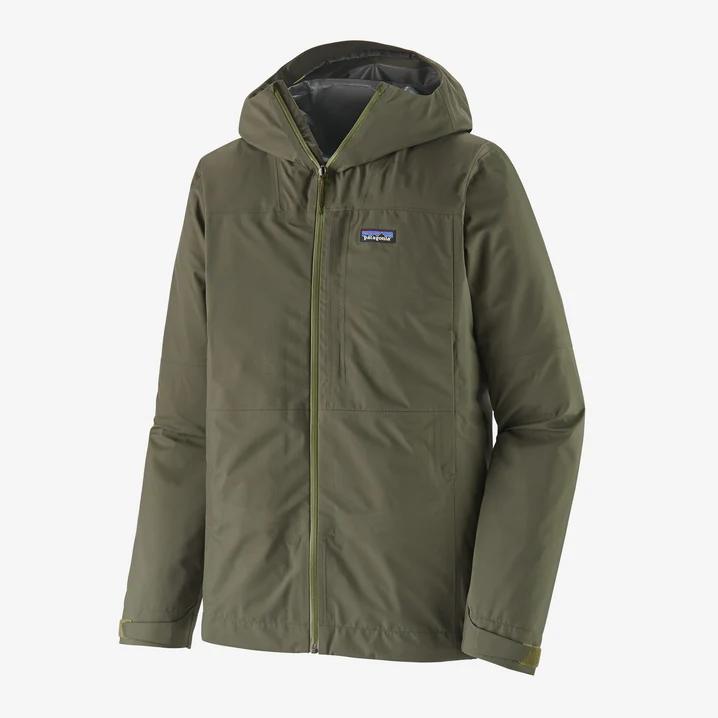Chaqueta Impermeable Hombre Boulder Fork Rain Jacket - Color: Verde