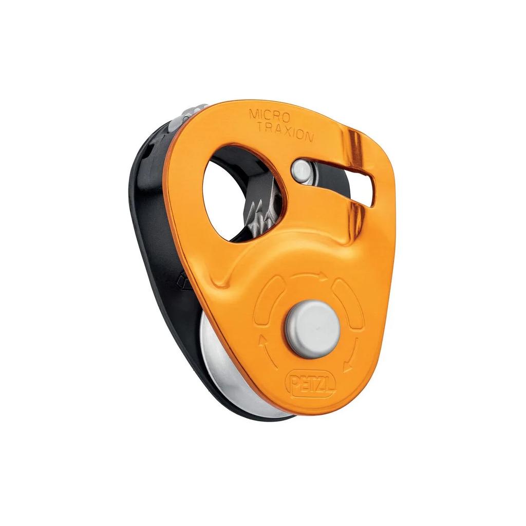 Polea Simple bloqueadora MICRO TRAXION 15kN - Color: Dorado