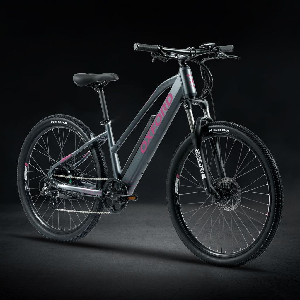 Miniatura Bicicleta Eléctrica Mujer Aro 27.5 Ezway - Talla: S/M, Color: Grafito