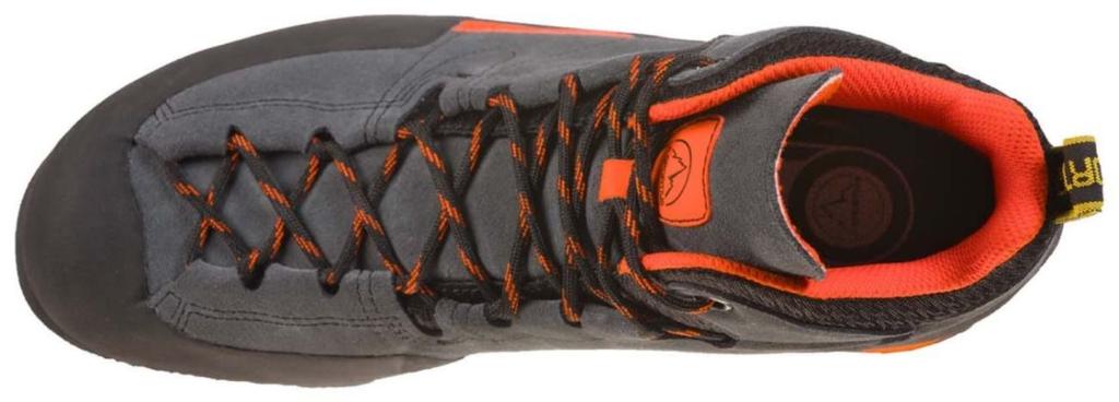 Zapato Boulder X Mid GTX - Color: Negro-Naranja