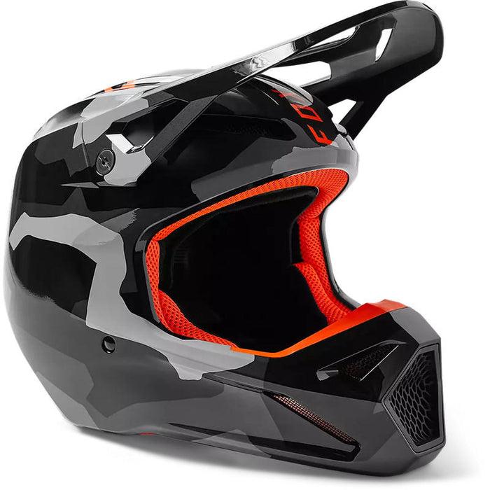 Casco Moto Niño V1 Bnkr Camo -