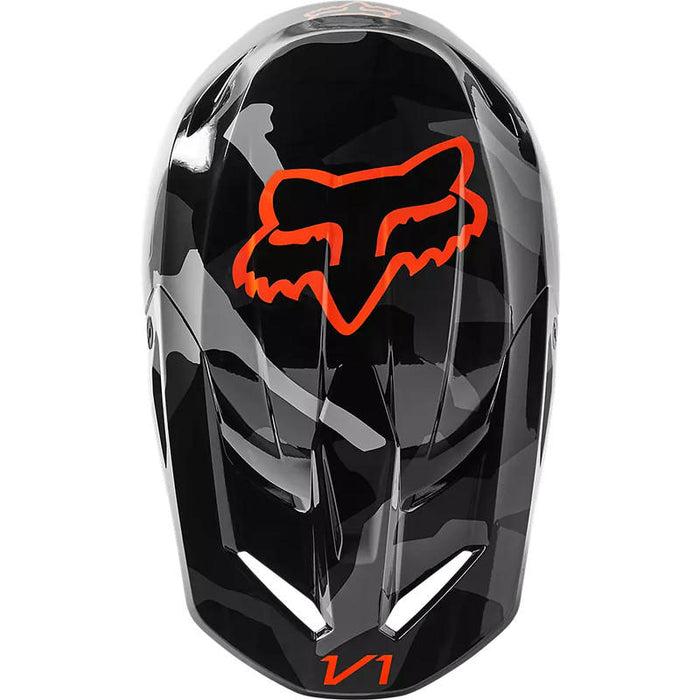 Casco Moto Niño V1 Bnkr Camo - Color: Negro
