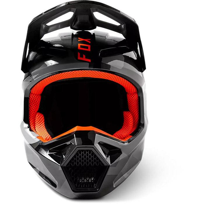 Miniatura Casco Moto Niño V1 Bnkr Camo - Color: Negro