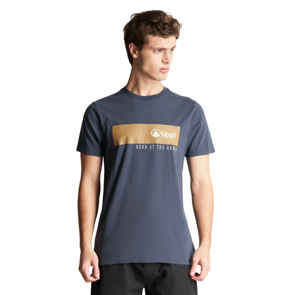 Miniatura Polera Hombre Logo Lippi T-Shirt Front Line - Color: Azul Marino