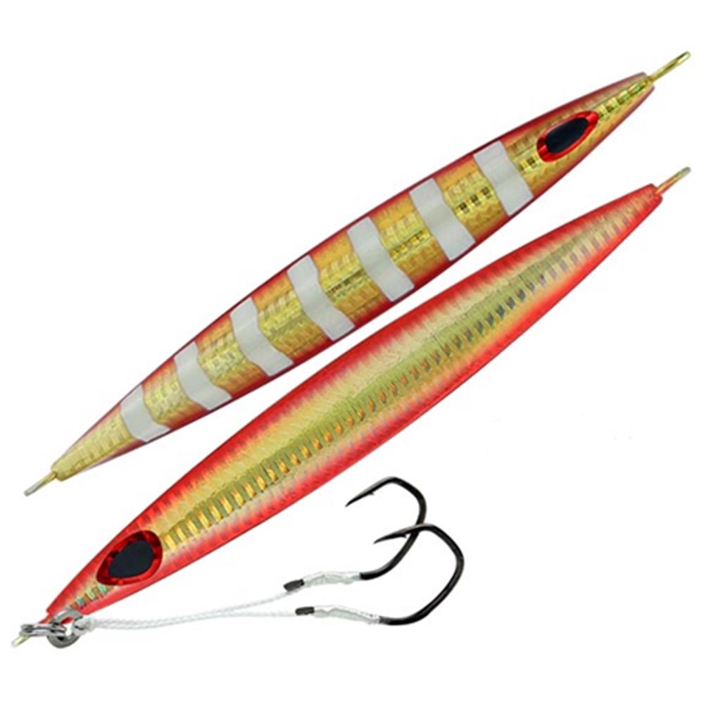 Señuelo Gomoku Kensaki Jig 40grs - Color: Rojo-Dorado