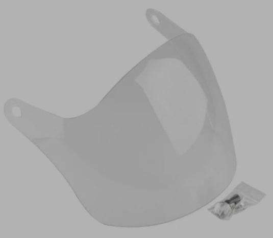 Visor Largo Transparente -