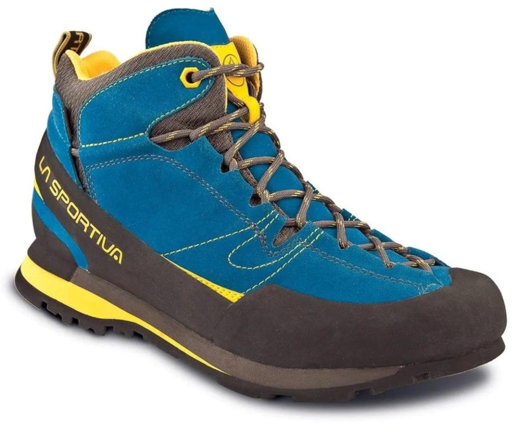 Zapato Boulder X Mid GTX - Color: Azul-Amarillo