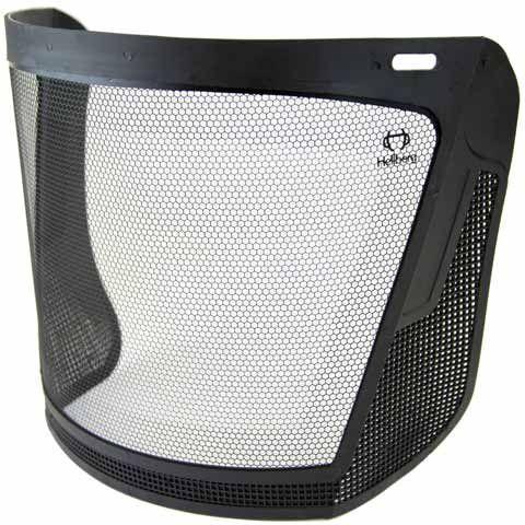 Rejilla Protectora Metalica Para Casco Hellberg Safe Visor - Color: Negro