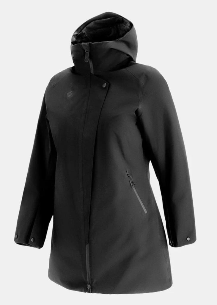 Miniatura Parka Abrigo Raven Mujer - Color: NEGRO
