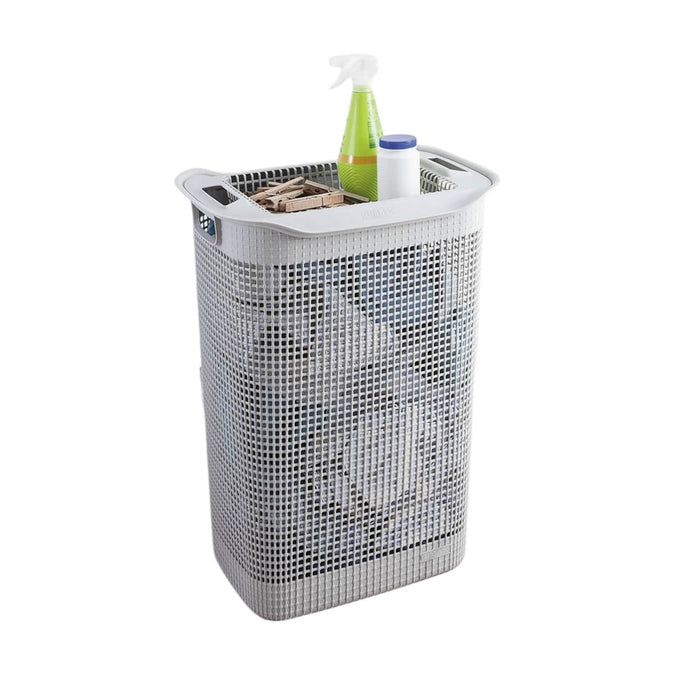 Cesta Ropa Linum Gris Hielo - Color: Gris