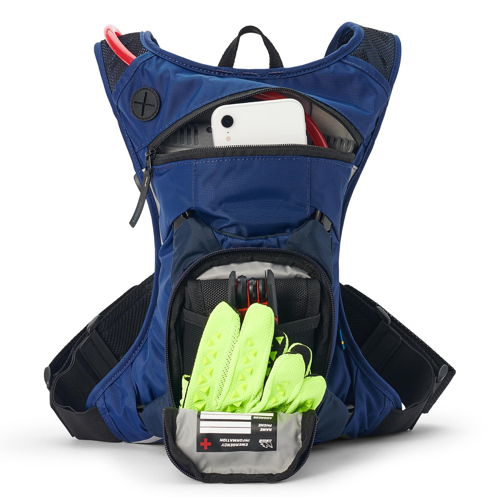 Miniatura Mochila de Hidratación Moto Hydro 3L Dirt Biking - Color: Blue