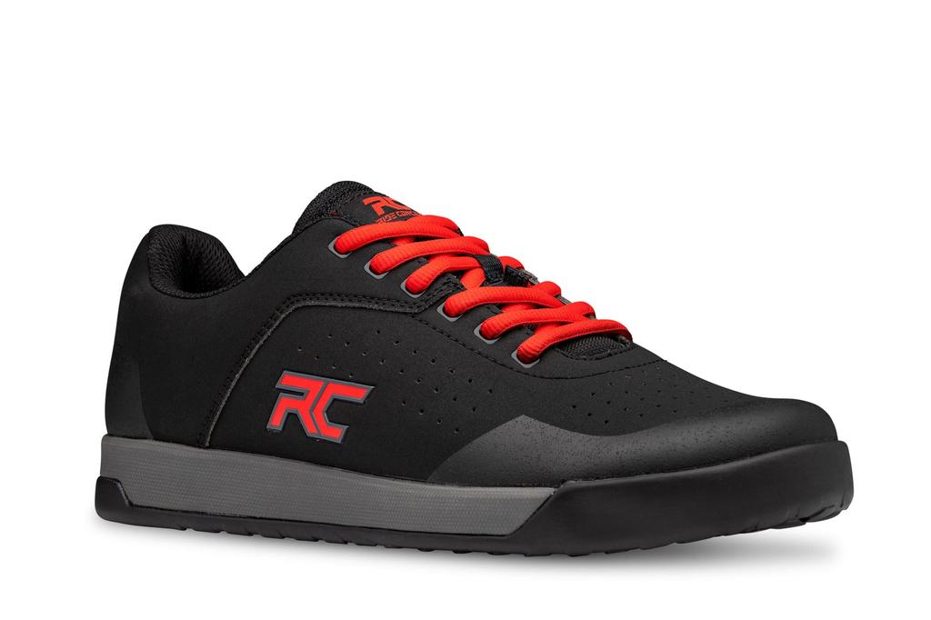 Zapatillas Bike Hellion  - Color: Negro-Rojo