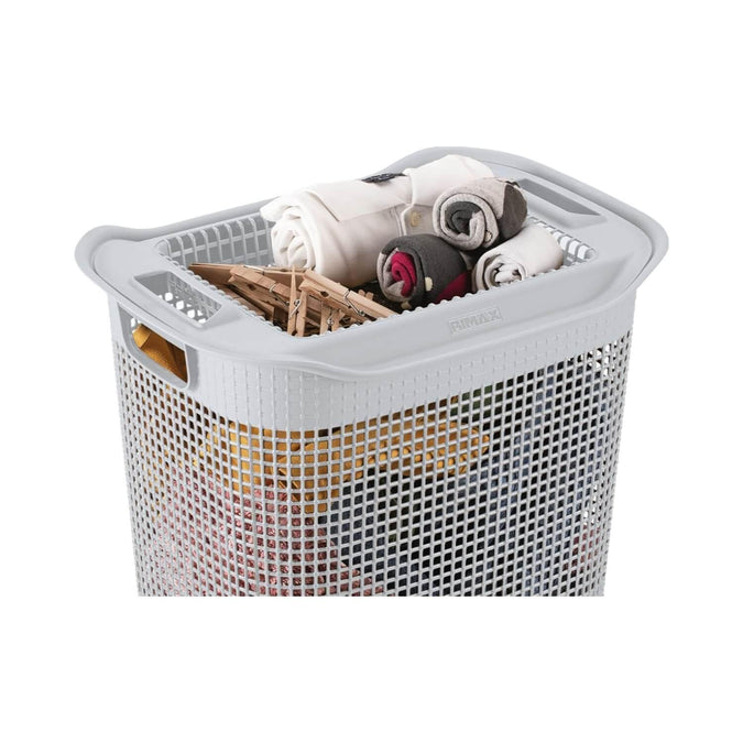 Cesta Ropa Linum Gris Hielo - Color: Gris