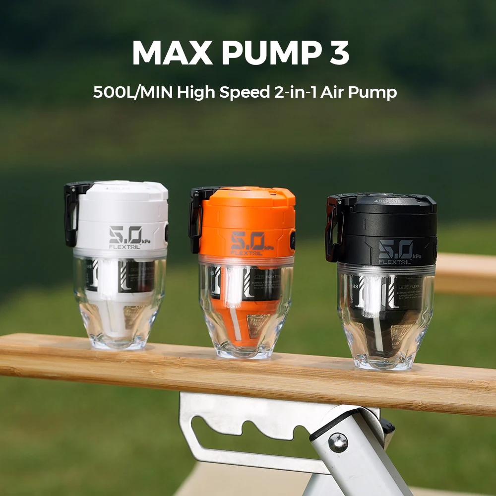 Miniatura Bomba De Aire Max Pump 3 High Speed 3 en 1 - Color: Negro