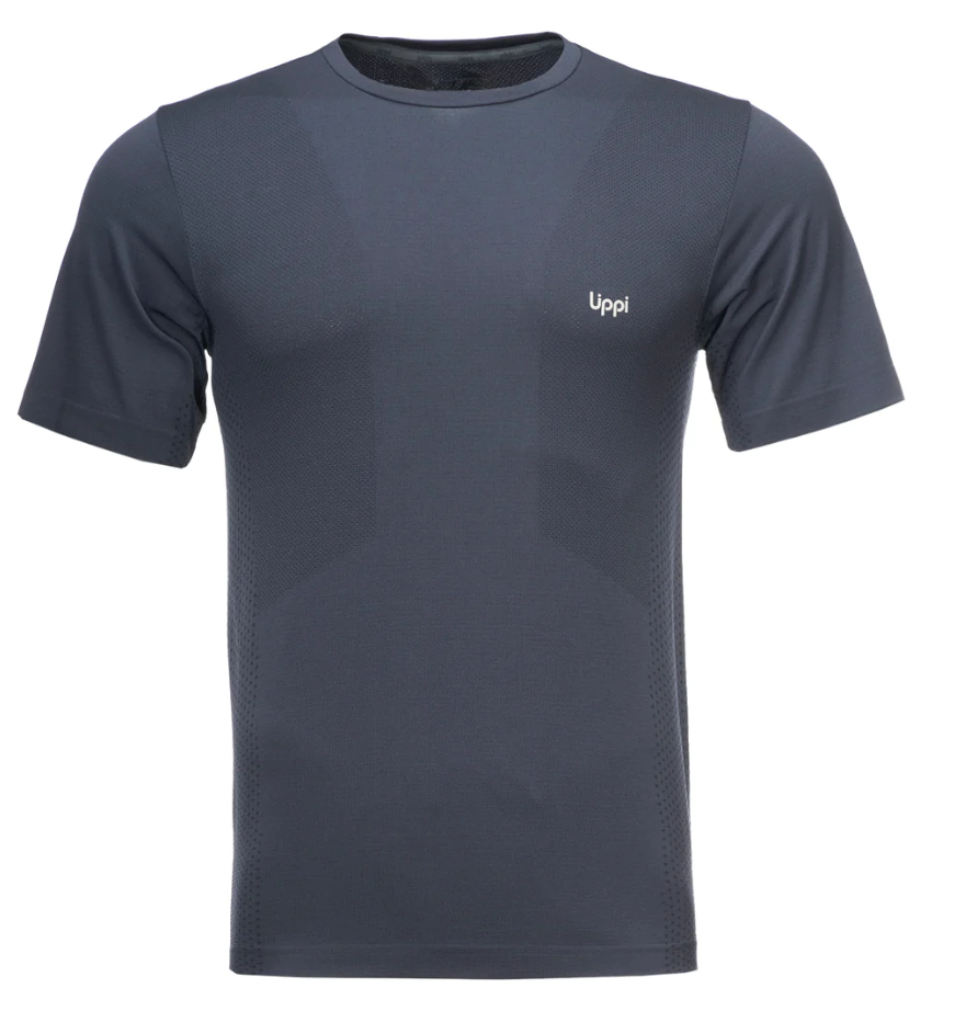 Miniatura Polera Hombre Challenge Seamless T-Shirt - Color: Azul Piedra