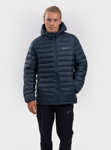 Parka Hoodie Eco Foldall Hombre  - Color: Azul