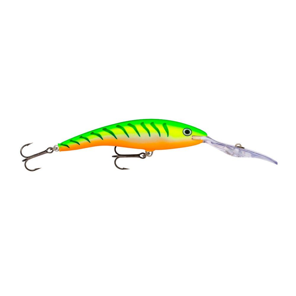 Miniatura  Señuelo Deep Tail Dancer 9cm - Color: Verde-Amarillo-Naranja